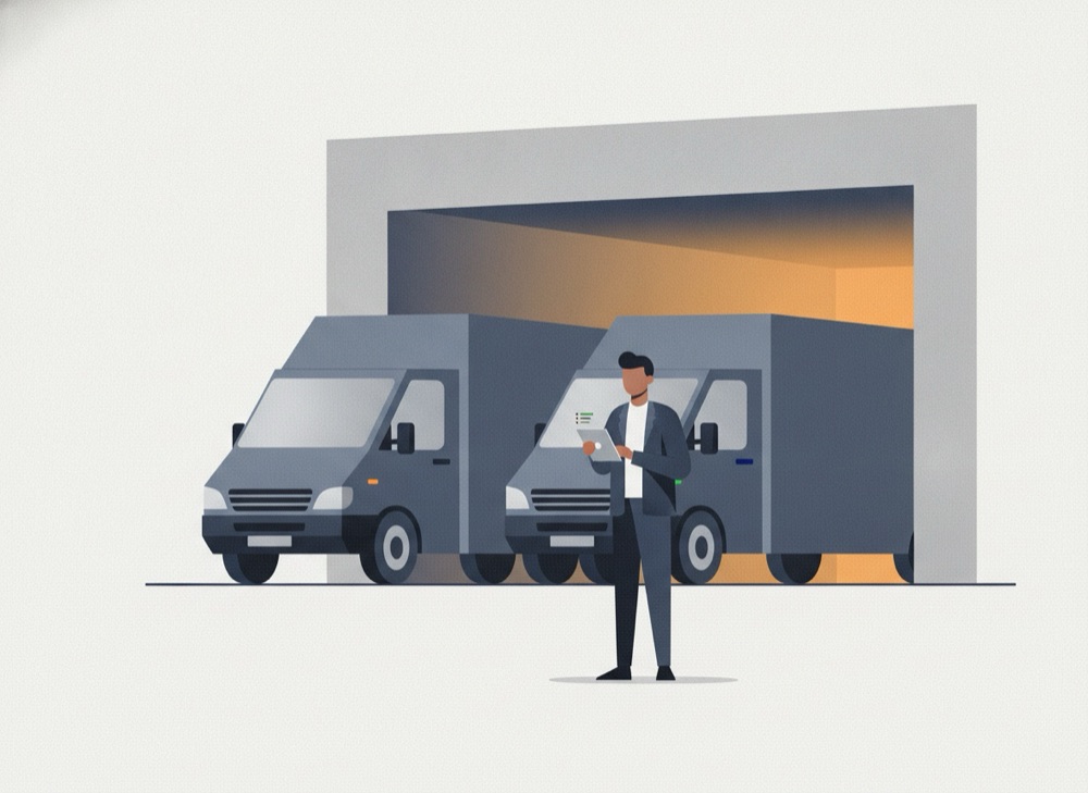 Transportunternehmen mit eigener Flotte
